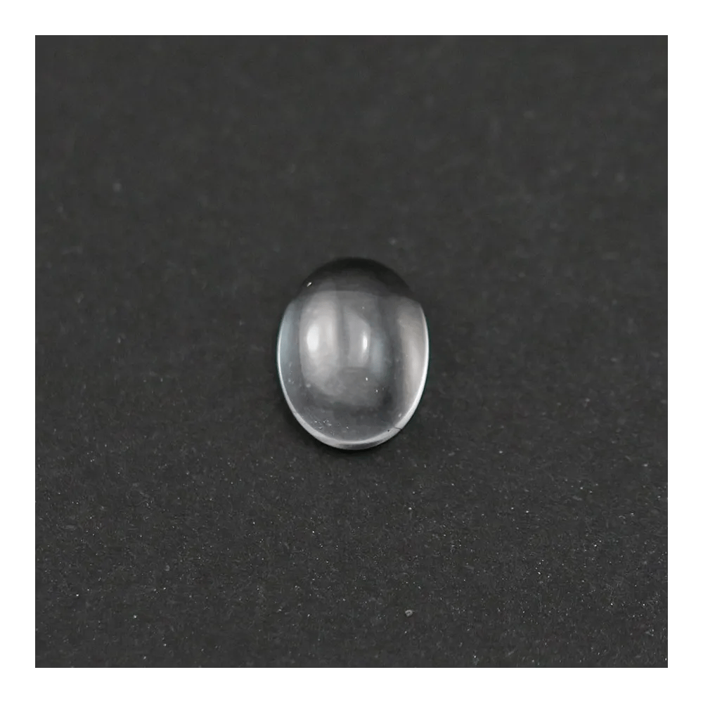 Cabochon cristal de roche oval 7x9mm x 4pcs