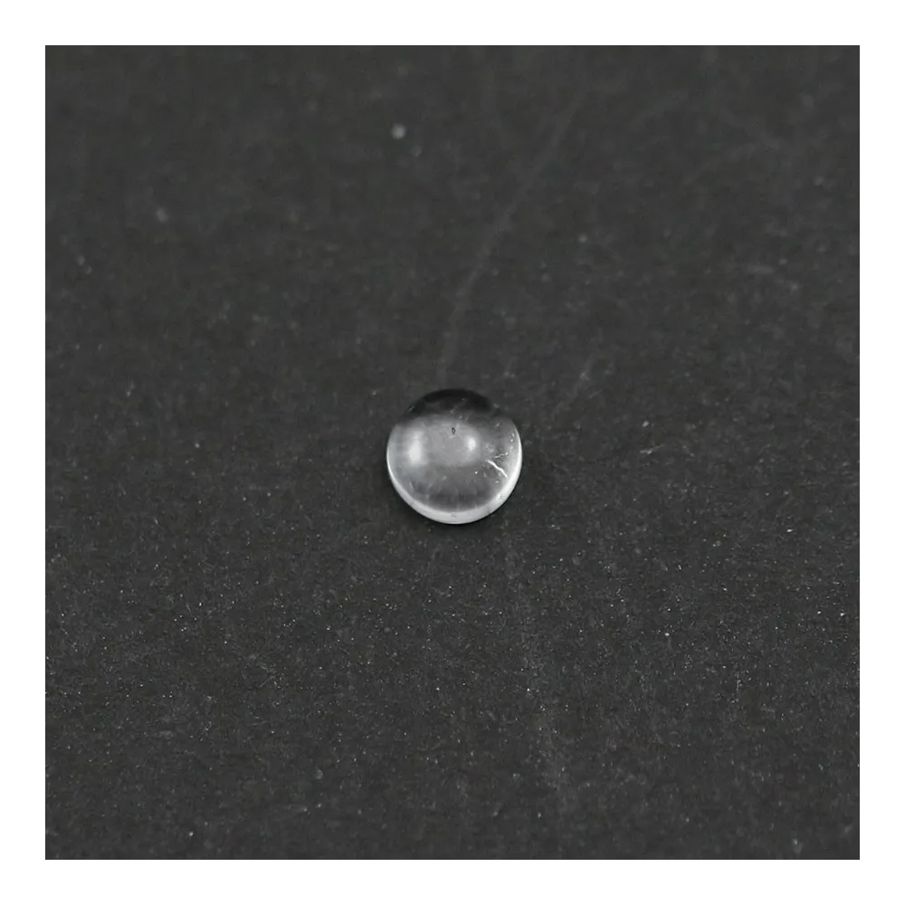 Cabochon Rose Quartz Flat-round 4mm x 10pcs