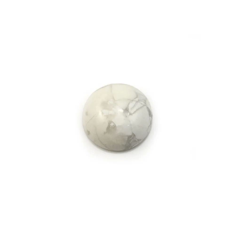 Cabochon howlite rond 10mm x 4pcs