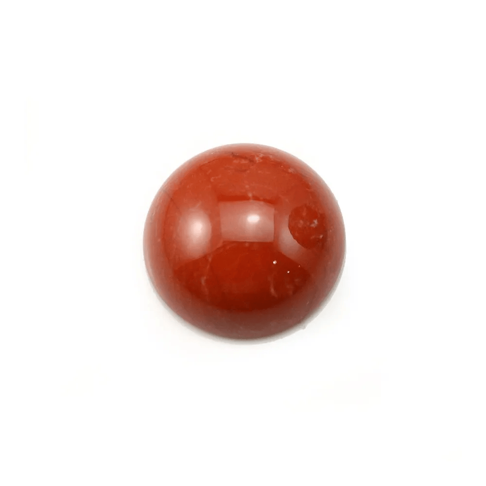Cabochon de jaspe rouge, de forme ronde, 14mm x 2pcs