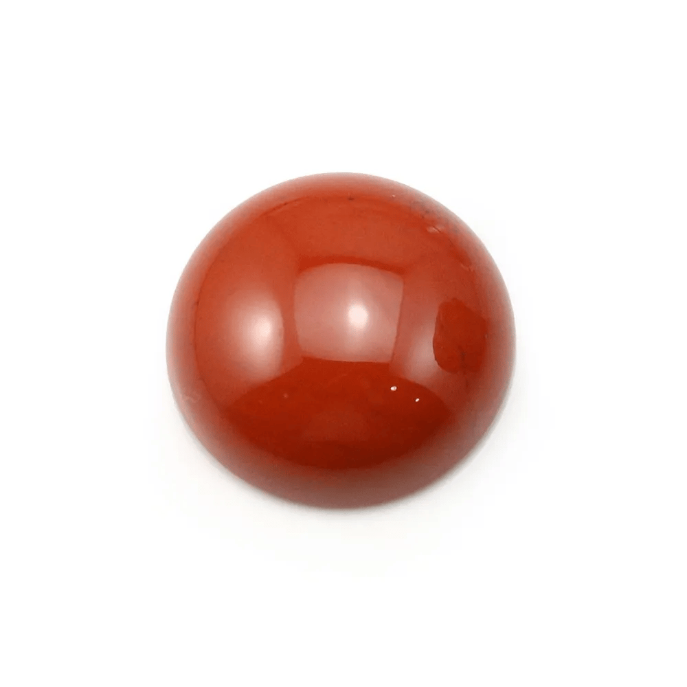 Cabochon de jaspe rouge, de forme ronde, 16mm x 2pcs