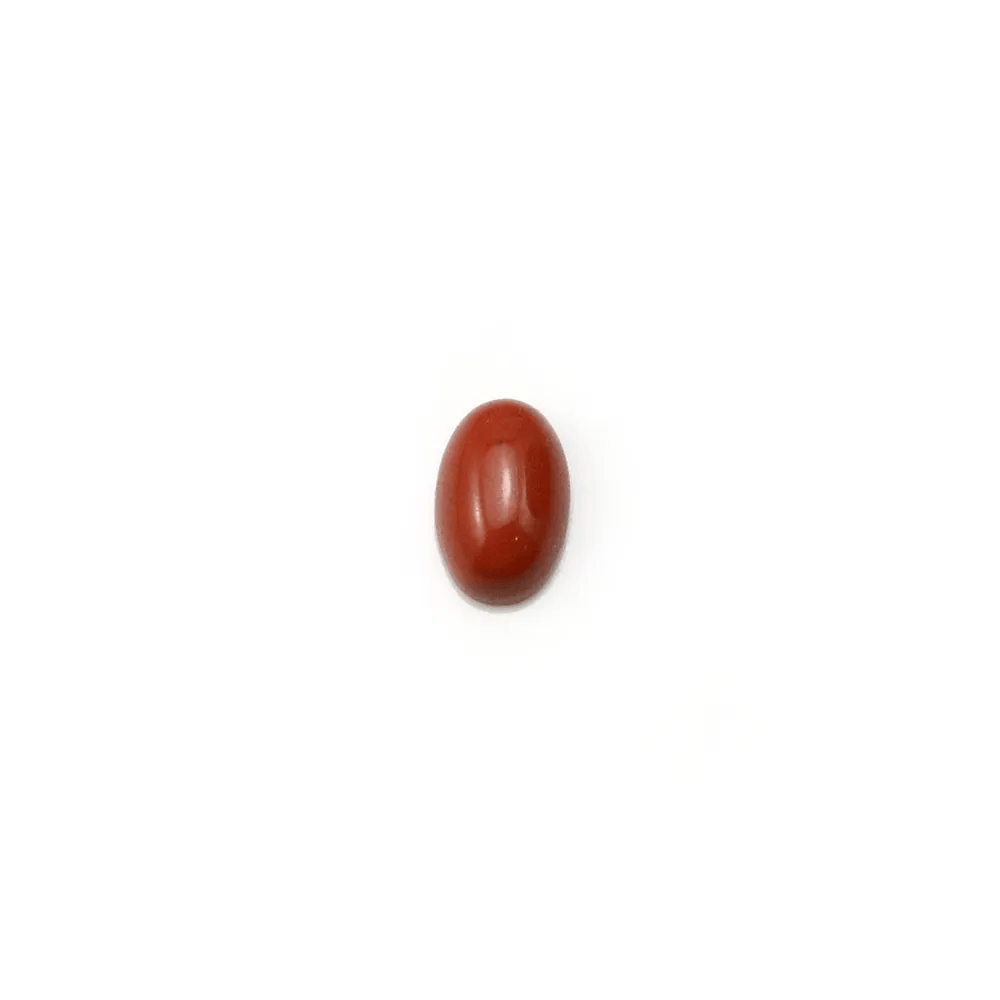 Cabochon de jaspe rouge, de forme ovale, 4 * 6mm x 4pcs