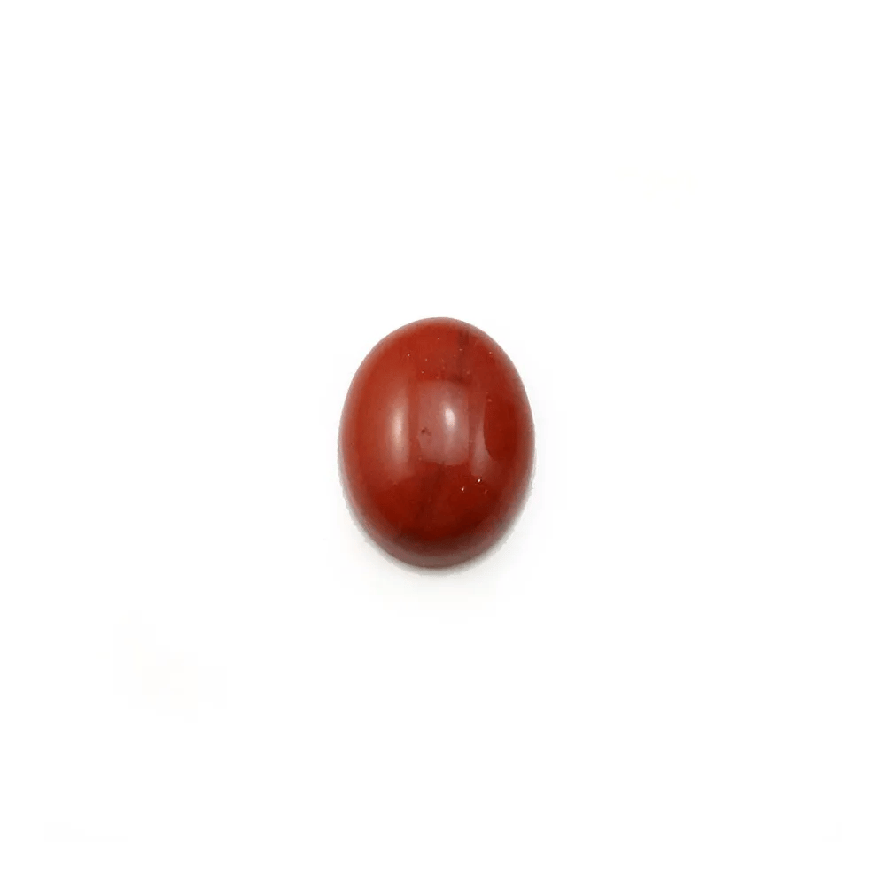 Cabochon de jaspe rouge, de forme ovale, 7 * 9mm x 4pcs