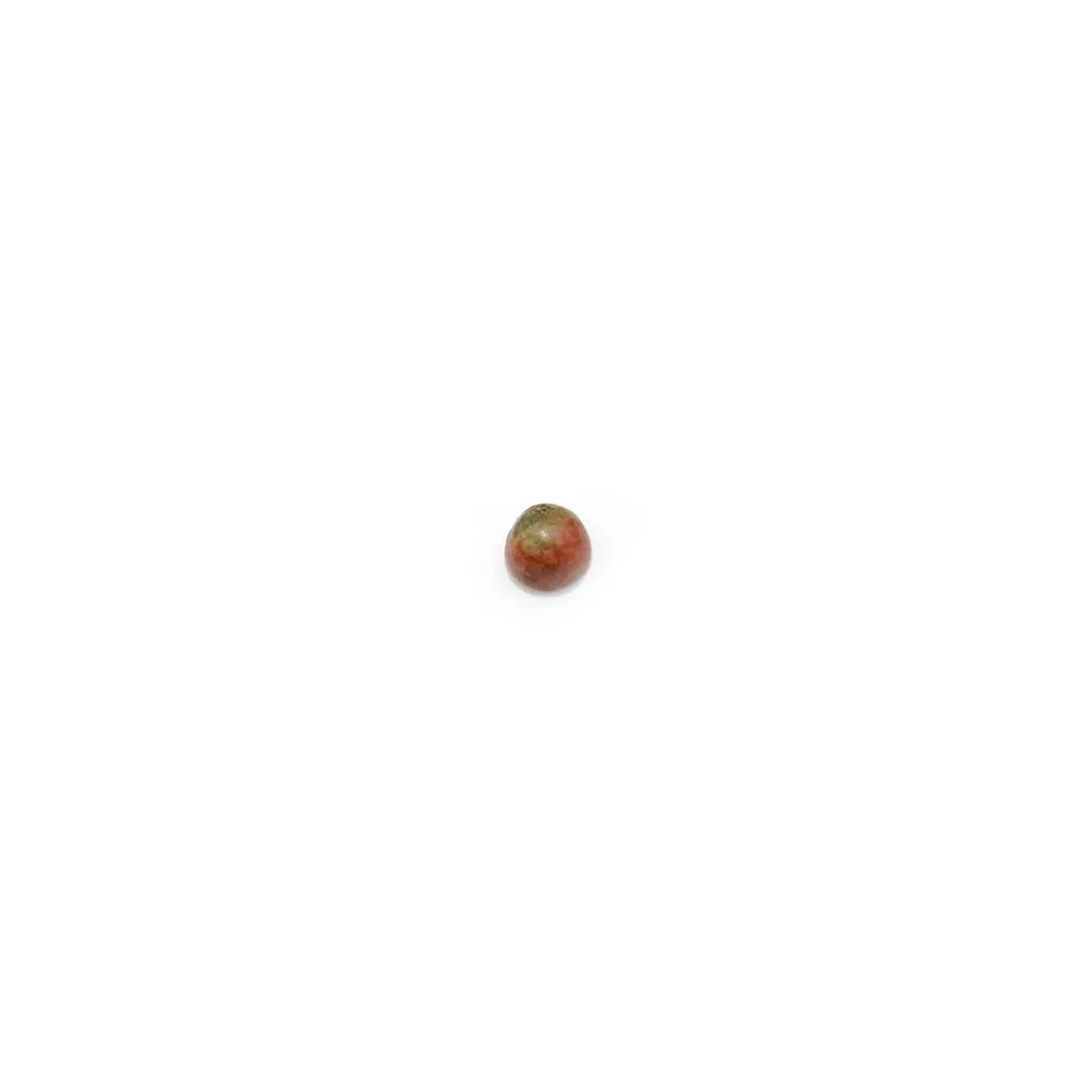 Cabochon d'unakite, de forme ronde, 2mm x 4pcs