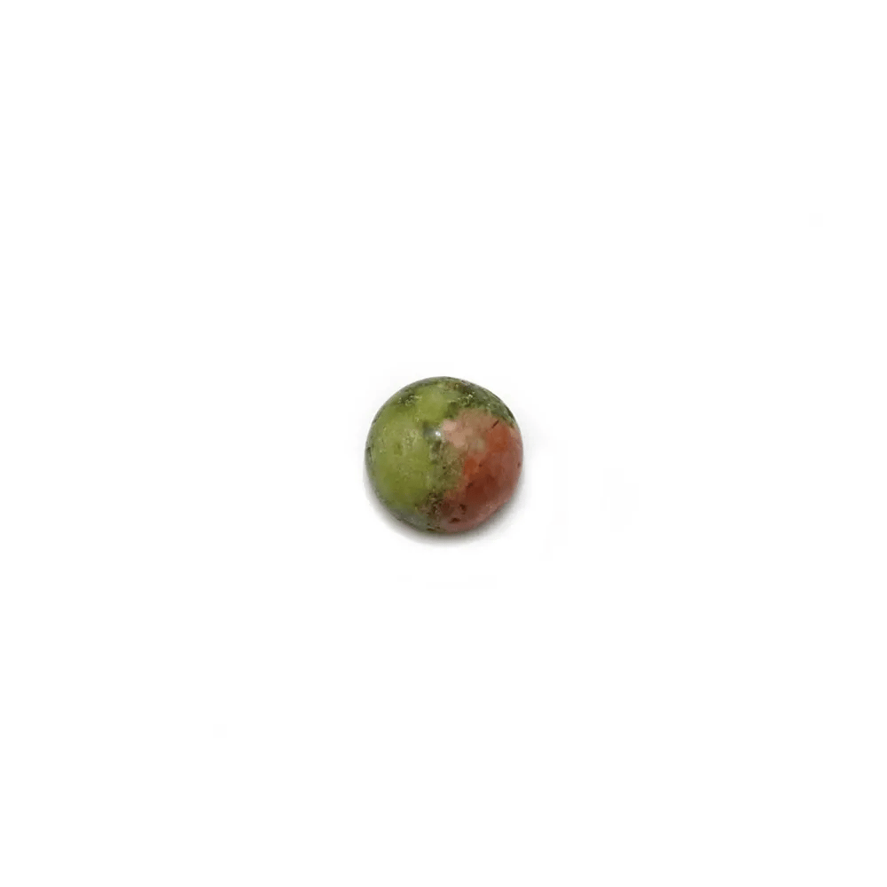 Cabochon d'unakite, de forme ronde, 6mm x 4pcs