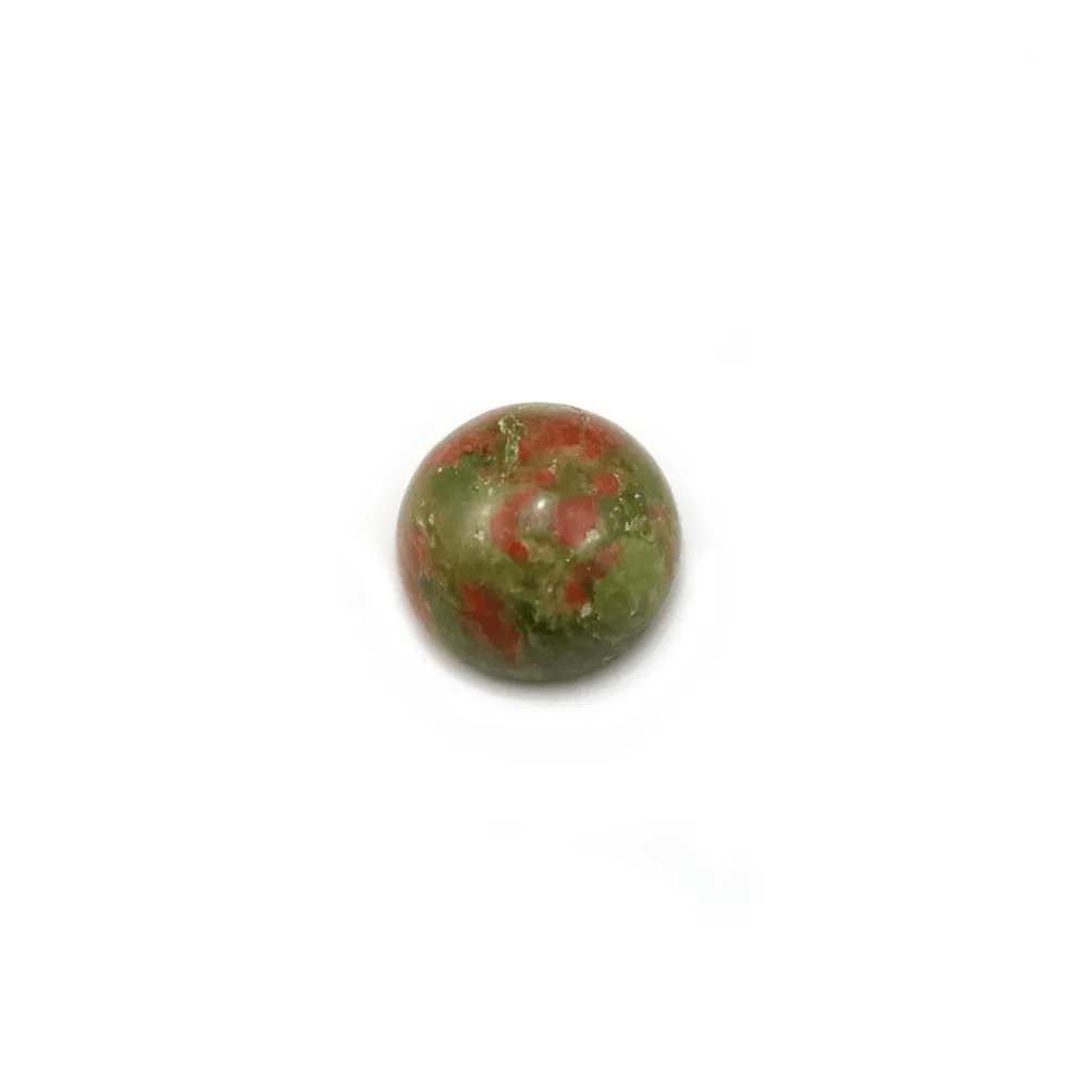 Cabochon d'unakite, de forme ronde, 8mm x 4pcs