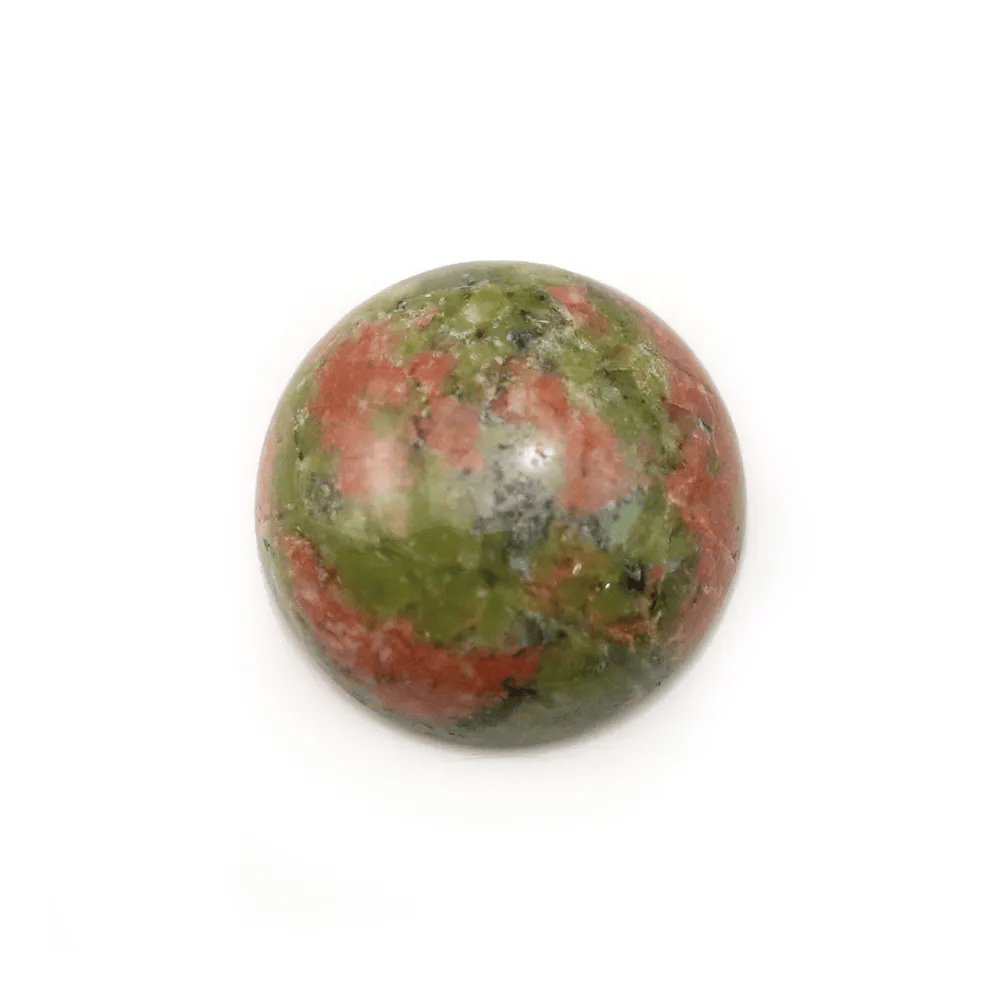 Cabochon d'unakite, de forme ronde, 16mm x 2pcs