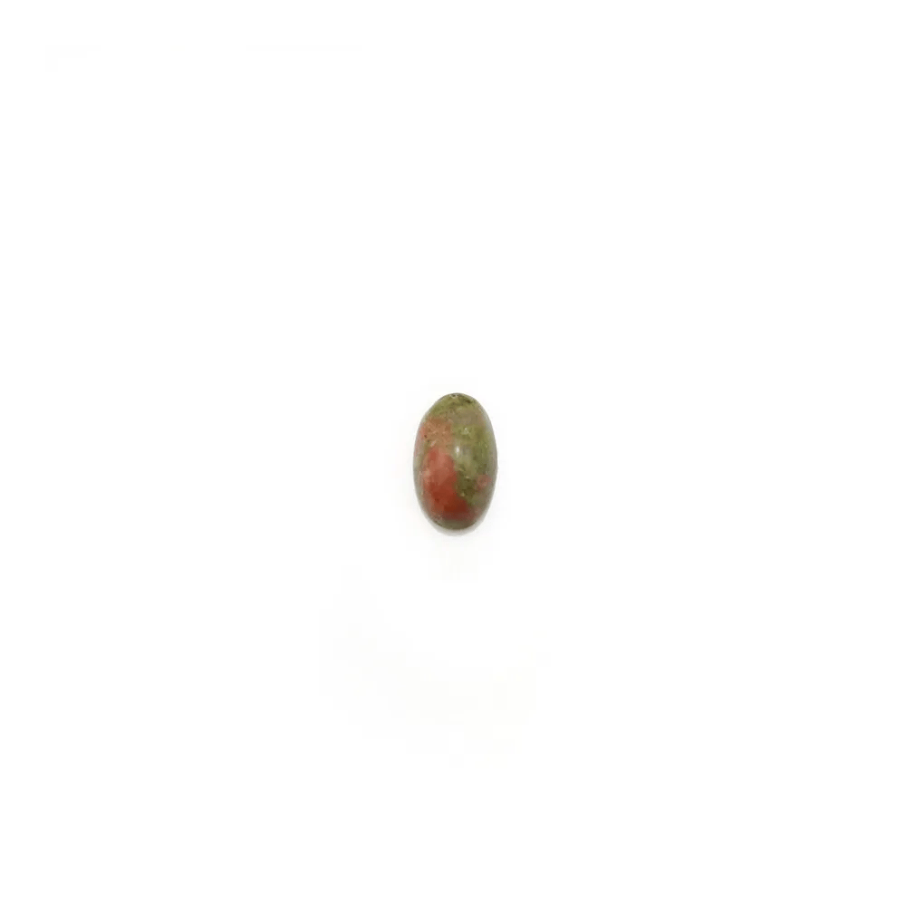 Cabochon d'unakite, de forme ovale, 3x5mm x 4pcs