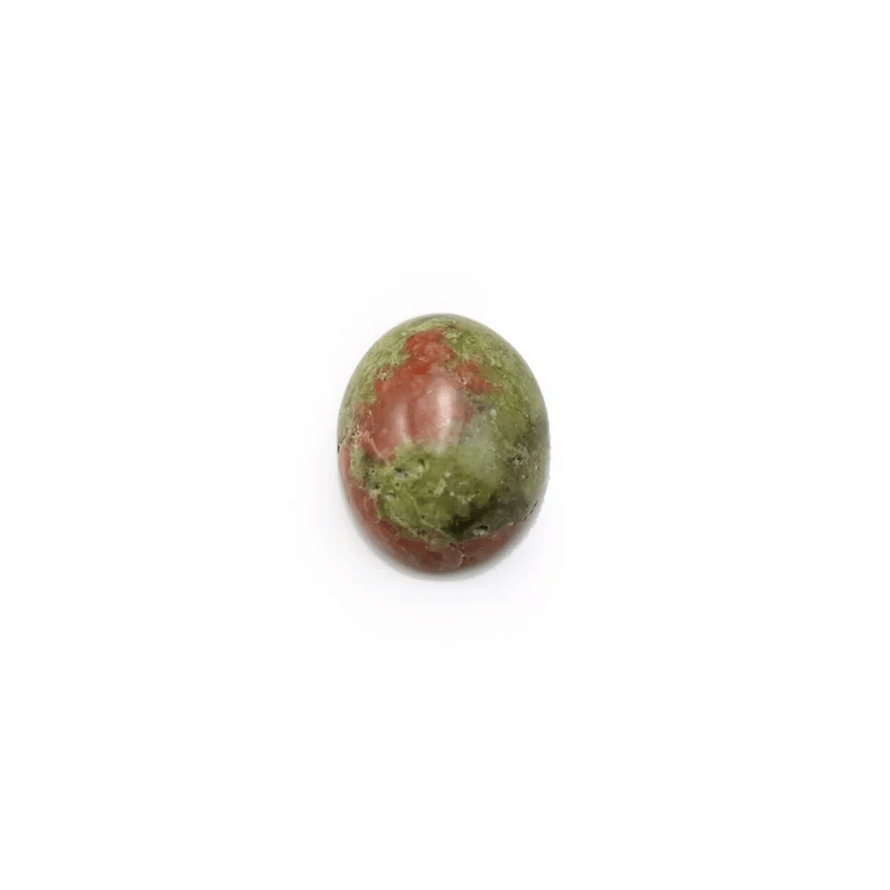 Cabochon d'unakite, de forme oval, 8x10mm x 4pcs