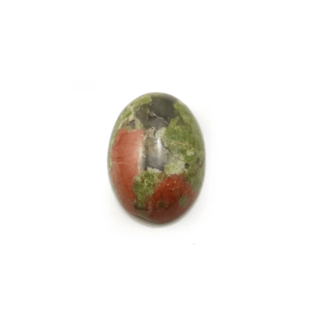 Cabochon d'unakite, de forme oval, 10x14mm x 4pcs