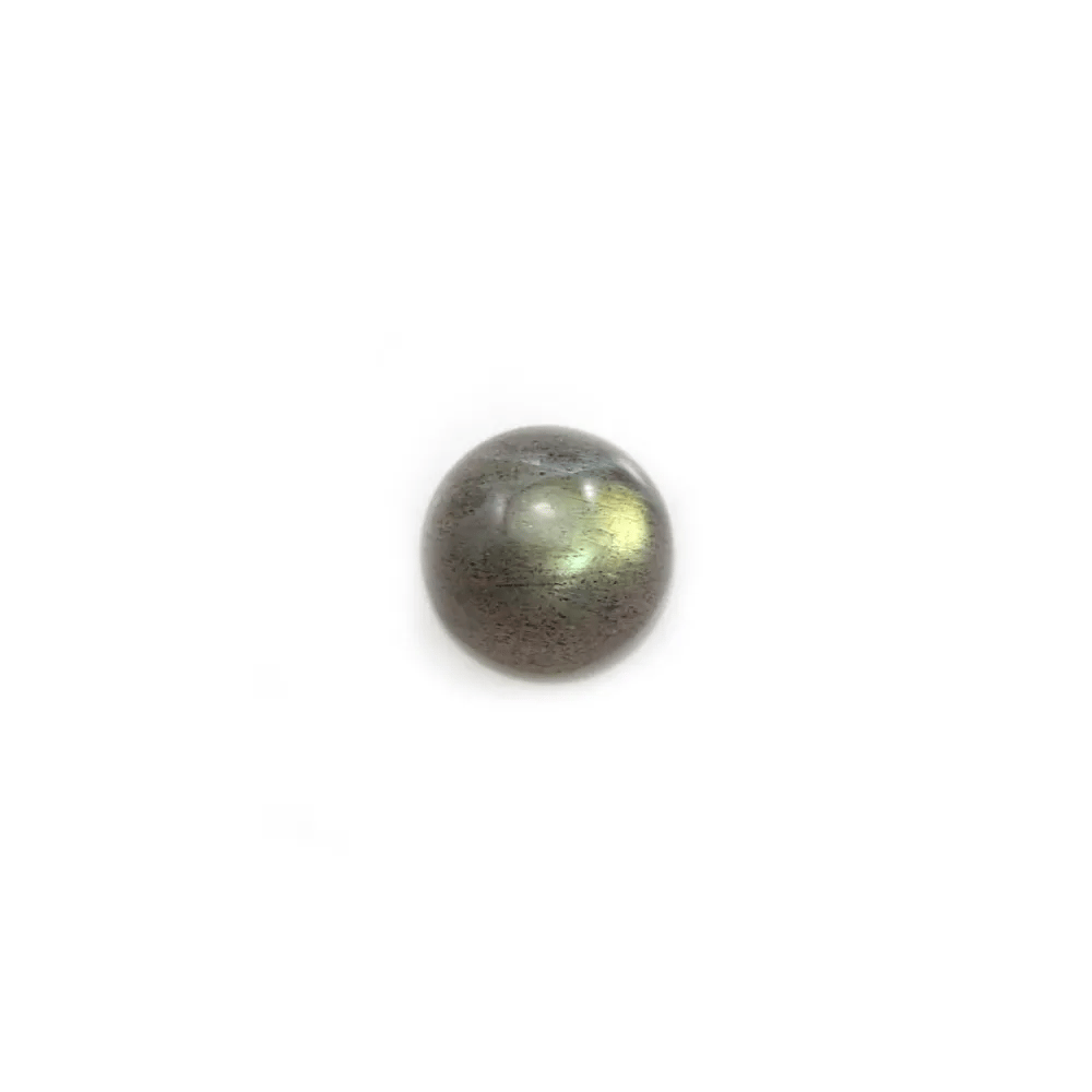 Cabochon de labradorite, de forme ronde 7mm x 2pcs