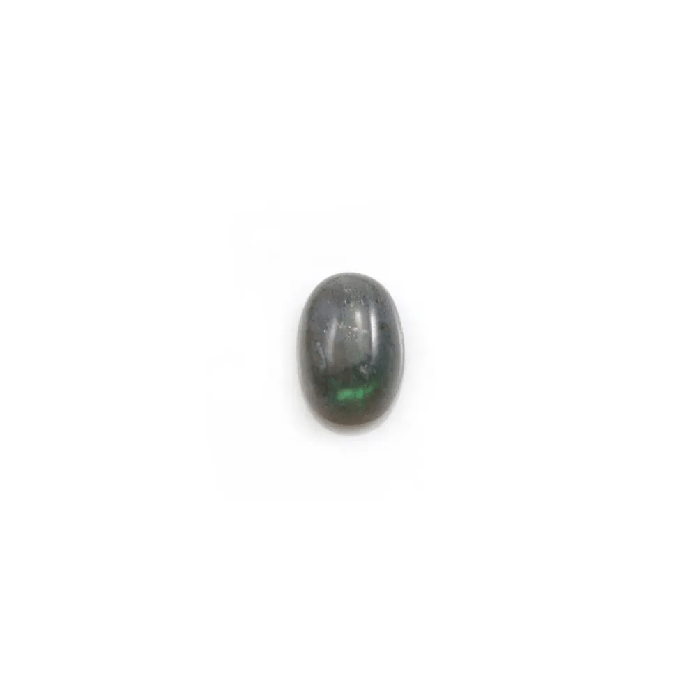 Cabochon de labradorite, de forme ovales 5x7mm x 1pc