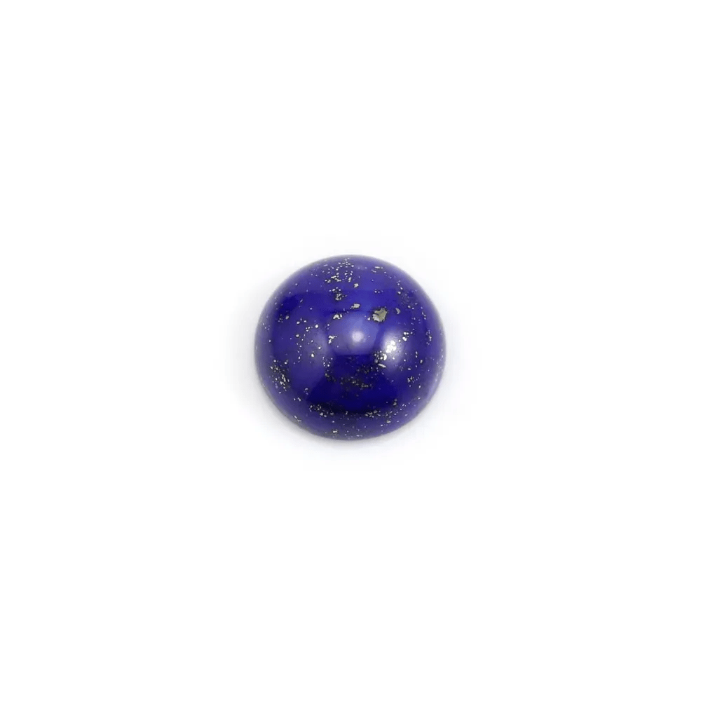 Cabochon lapis-lazuli rond 12mm x 1pc