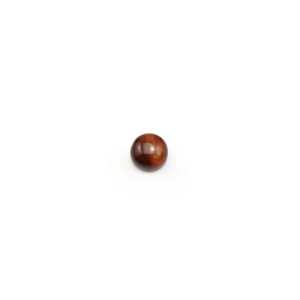 Cabochon oeil de taureau rond 4mm x 4pcs