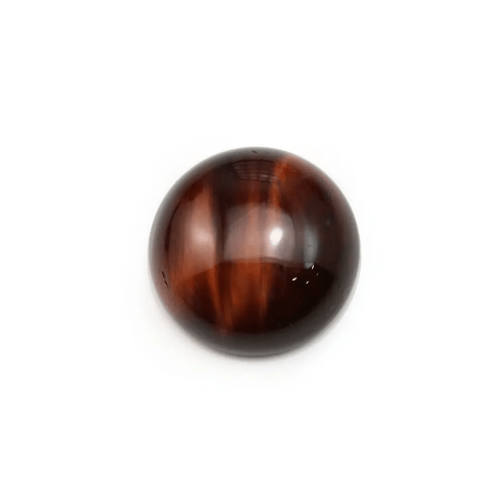 Cabochon oeil de taureau rond 14mm x 2pcs