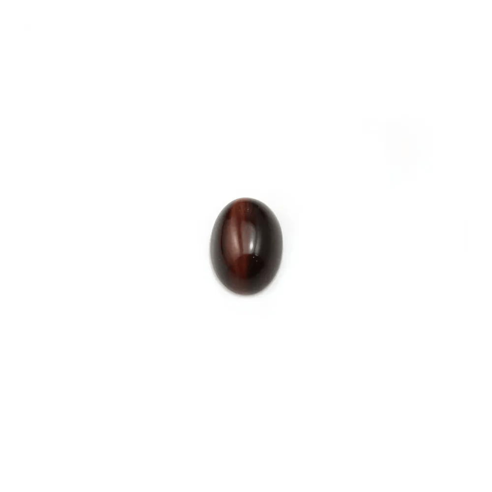 Cabochon oeil de taureau oval 5x7mm x 4pcs