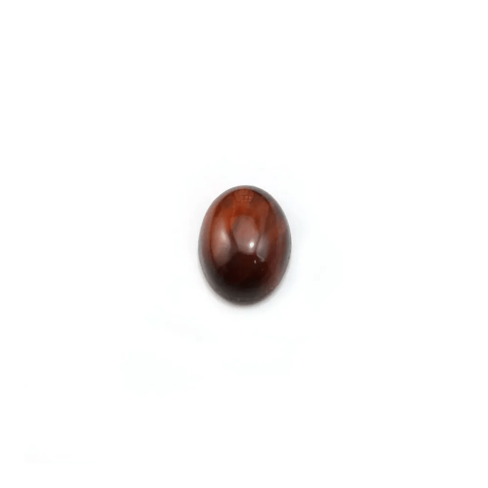 Cabochon oeil de taureau oval 6x8mm x 4pcs
