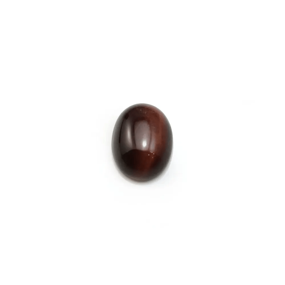 Cabochon oeil de taureau oval 7x9mm x 4pcs