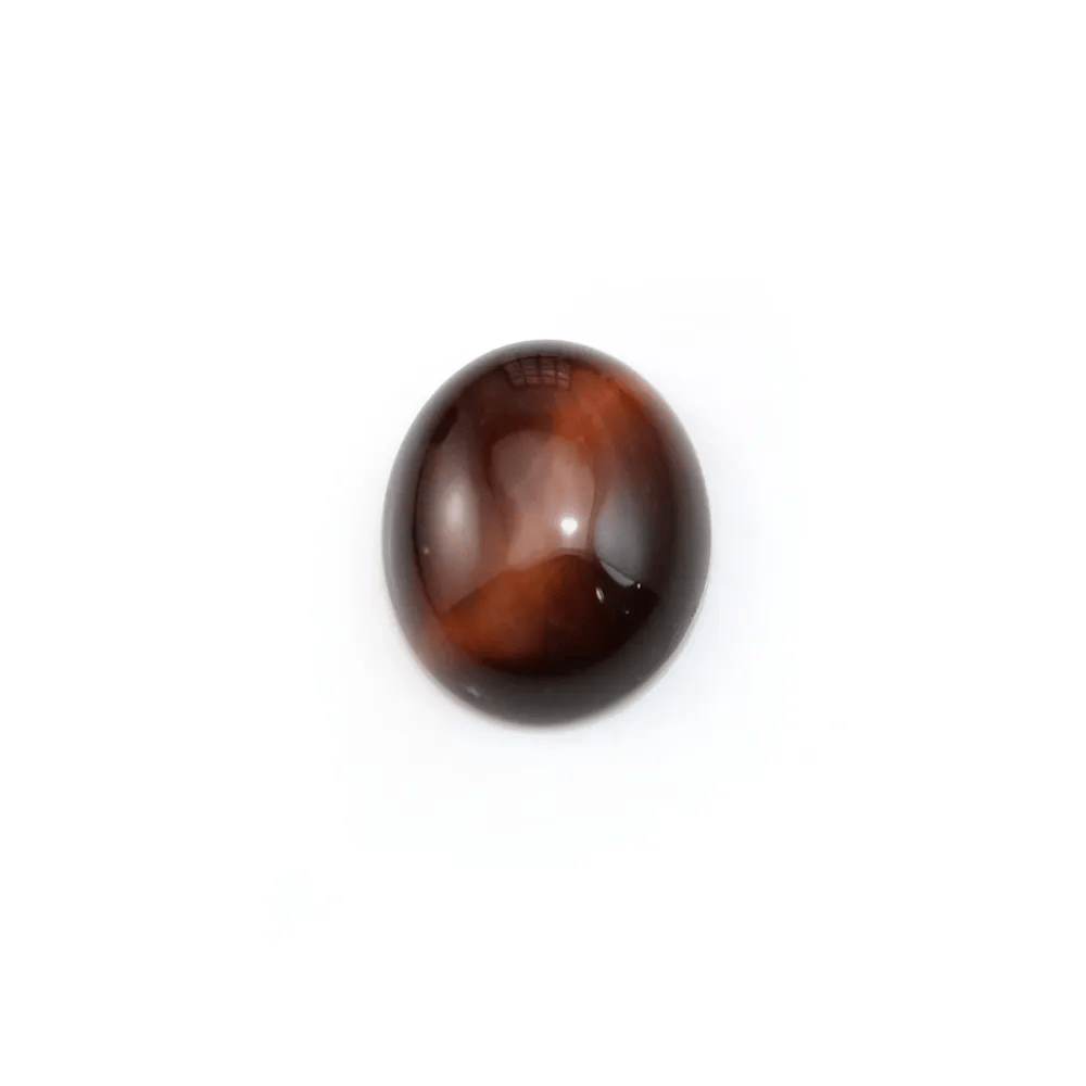 Cabochon oeil de taureau ovale 10x12mm x 4pcs