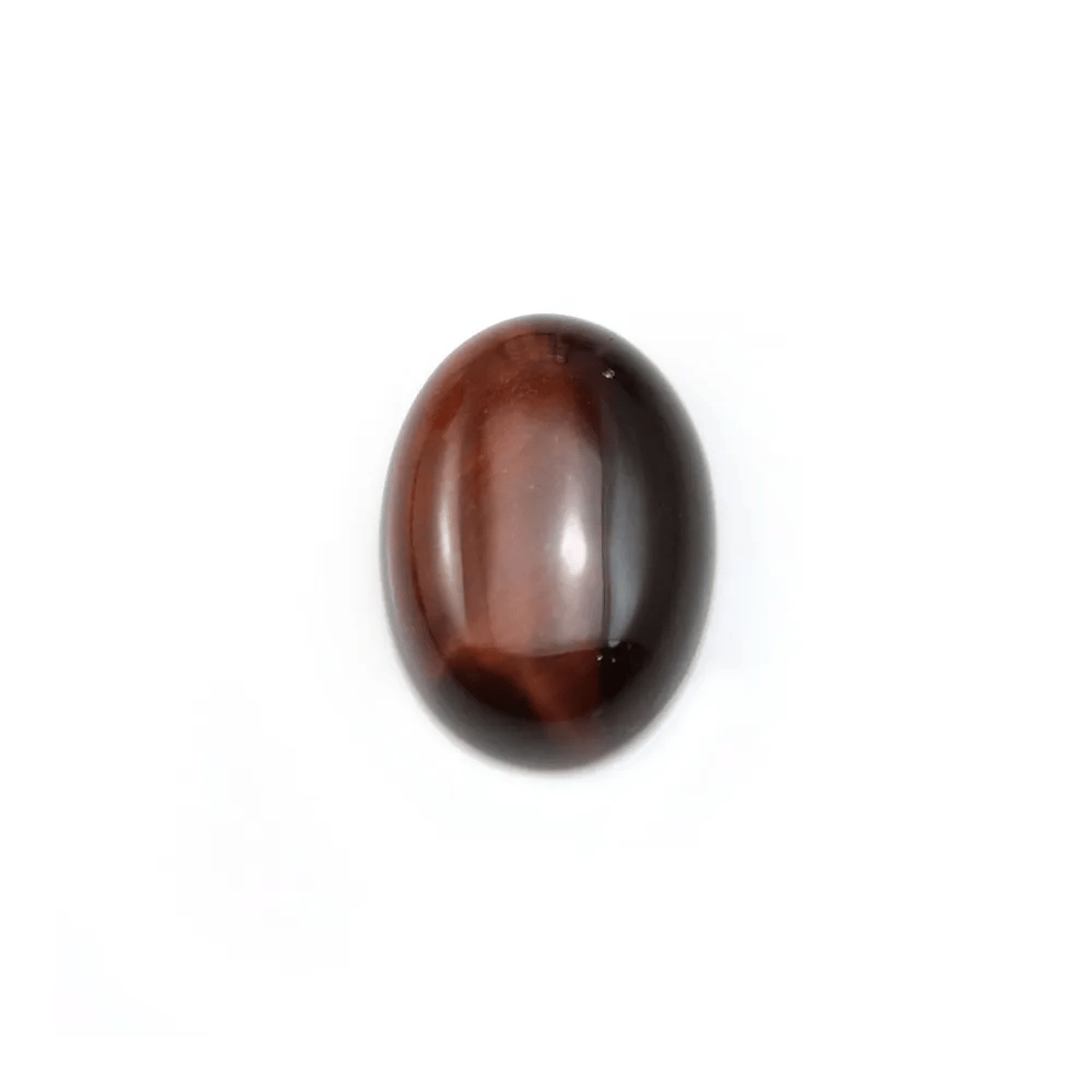 Cabochon oeil de taureau oval 10x14mm x 4pcs