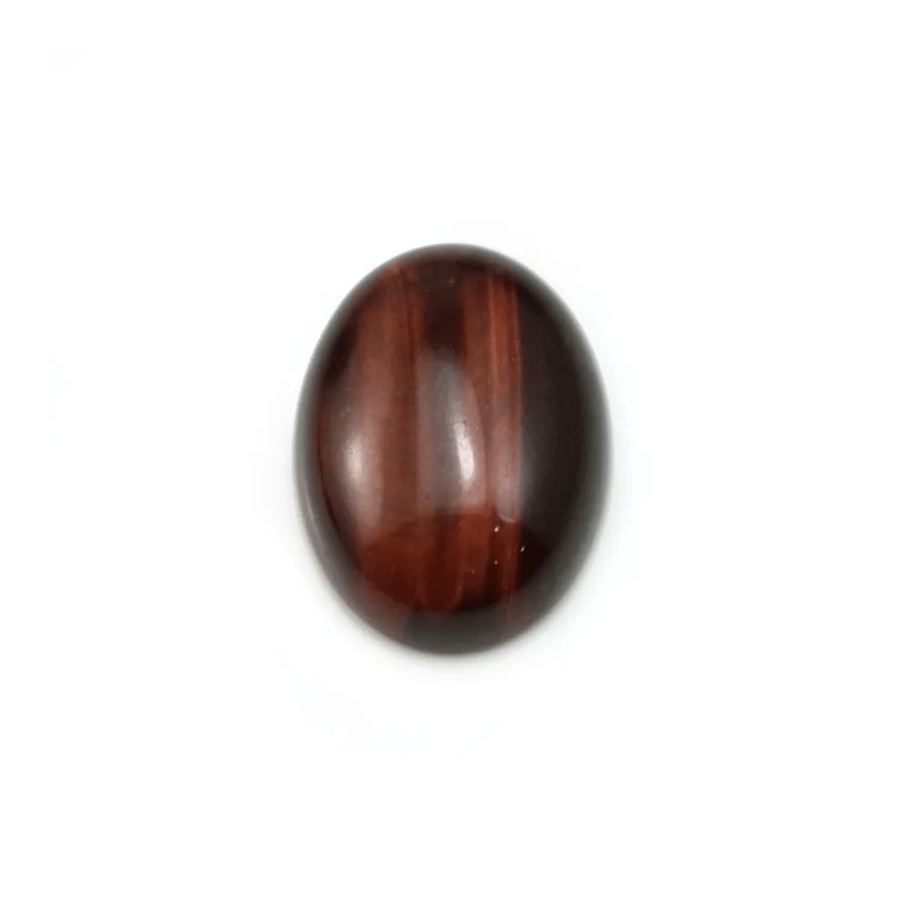 Cabochon oeil de taureau ovale 12x16mm x 2pcs