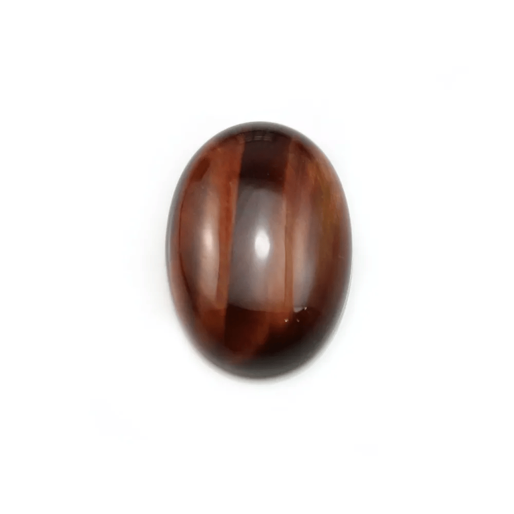 Cabochon oeil de taureau oval 13x18mm x 2pcs