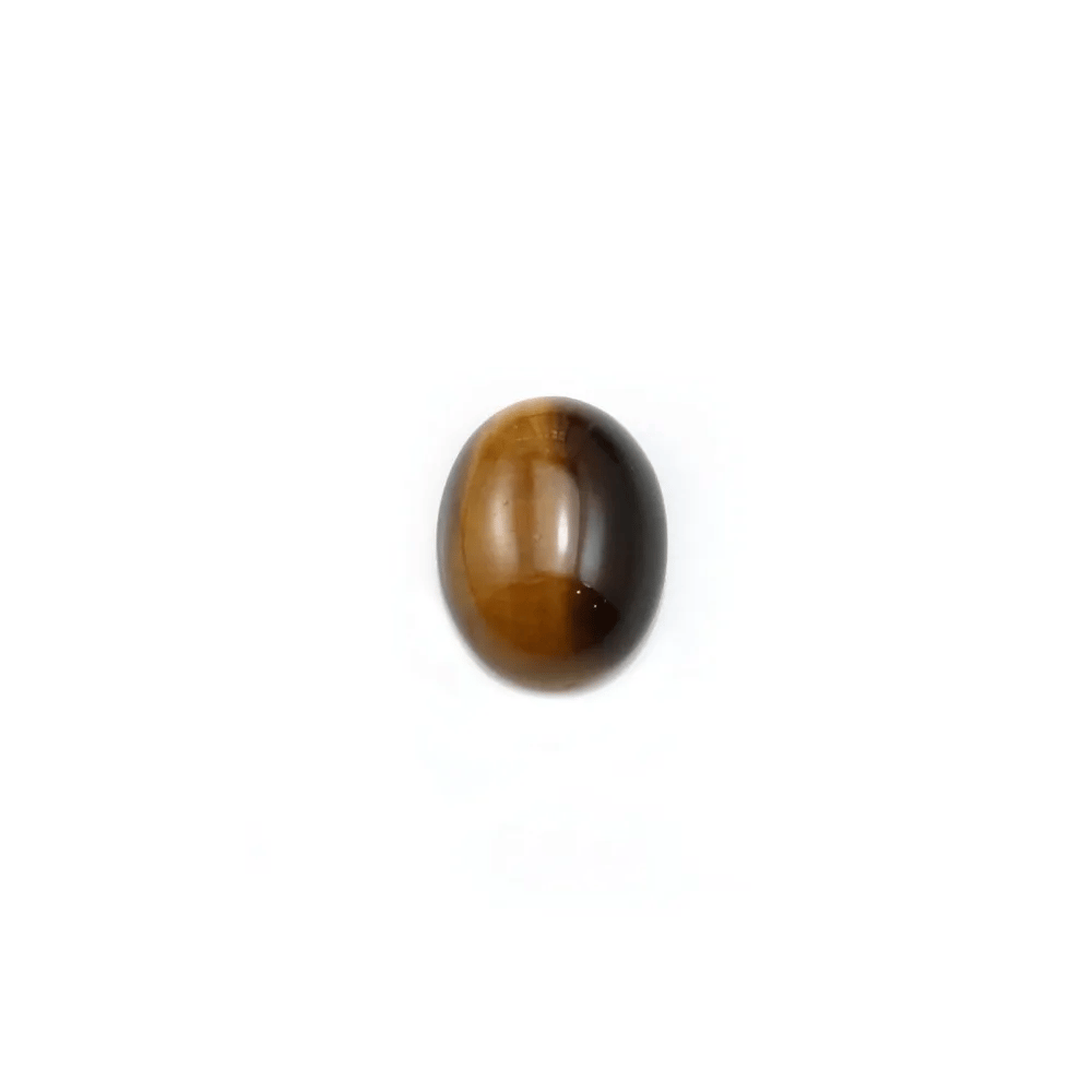 Cabochon d'oeil de tigre, de forme ovale 7 * 9mm x 4pcs