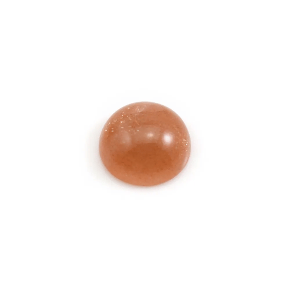 Cabochon de Pedra-da-lua, de forma redonda, 12mm x 1pc