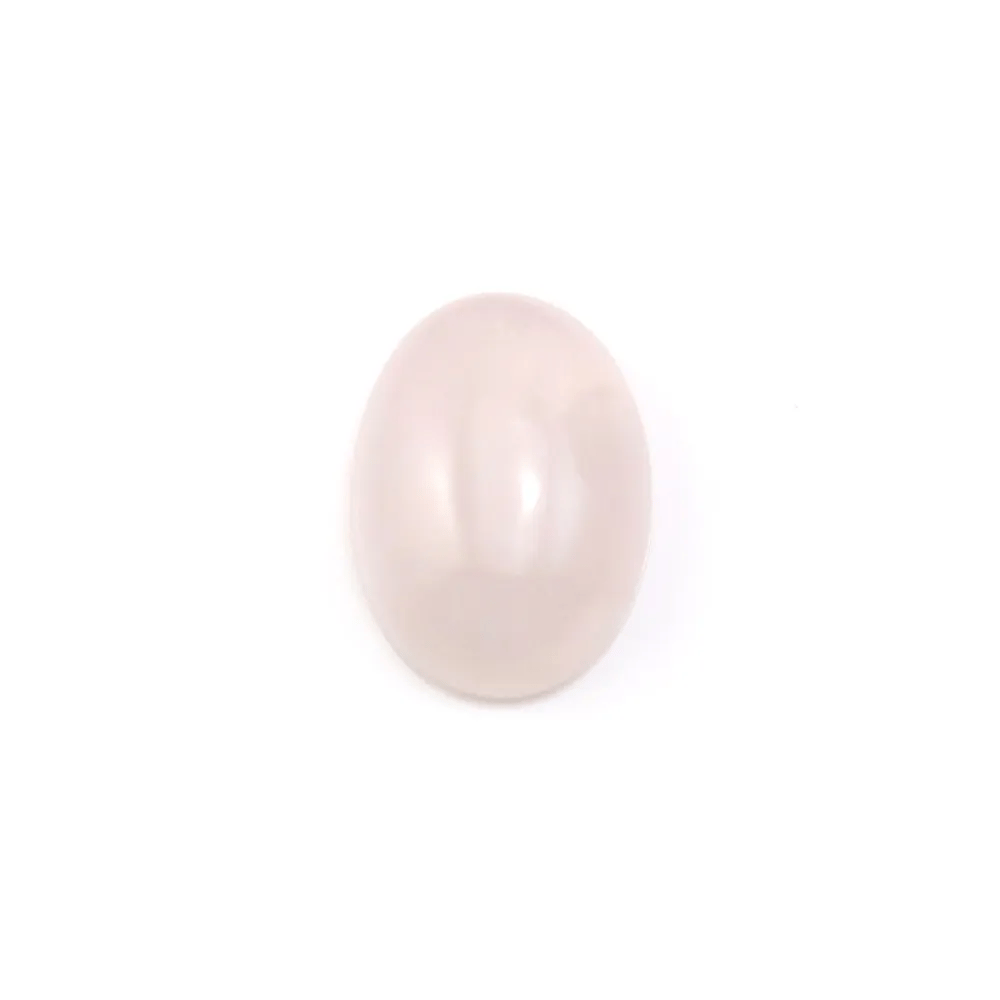 Cabochon Quartz Rose Ovale 10x14mm x 1pc