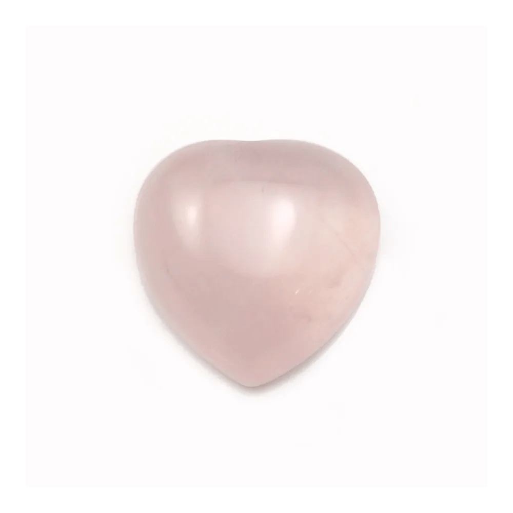Cabochon de quartz rose, en forme de coeur, 12mm x 4pcs