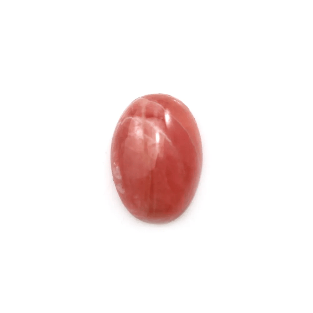 Cabochon de rhodochrosite de forme ovale 10x14mm x 1pc