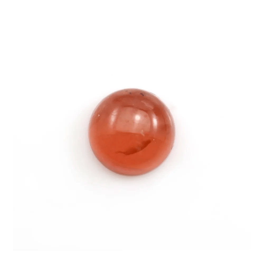 Pink rhodochrosite cabochon, in round shape, in size of 10mm x 1pc