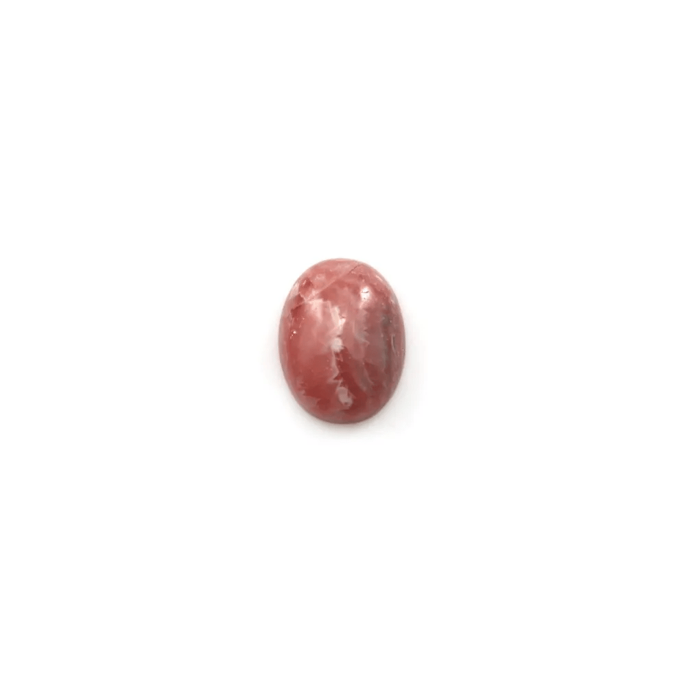 Cabochon de rhodochrosite de forme ovale 11x13mm x 1pc