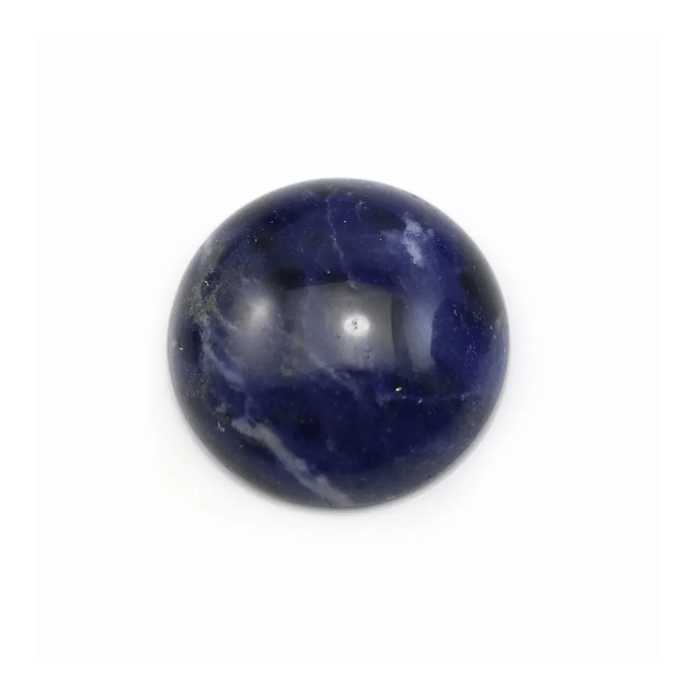 Cabochon Sodalite rond 16mm x 2pcs