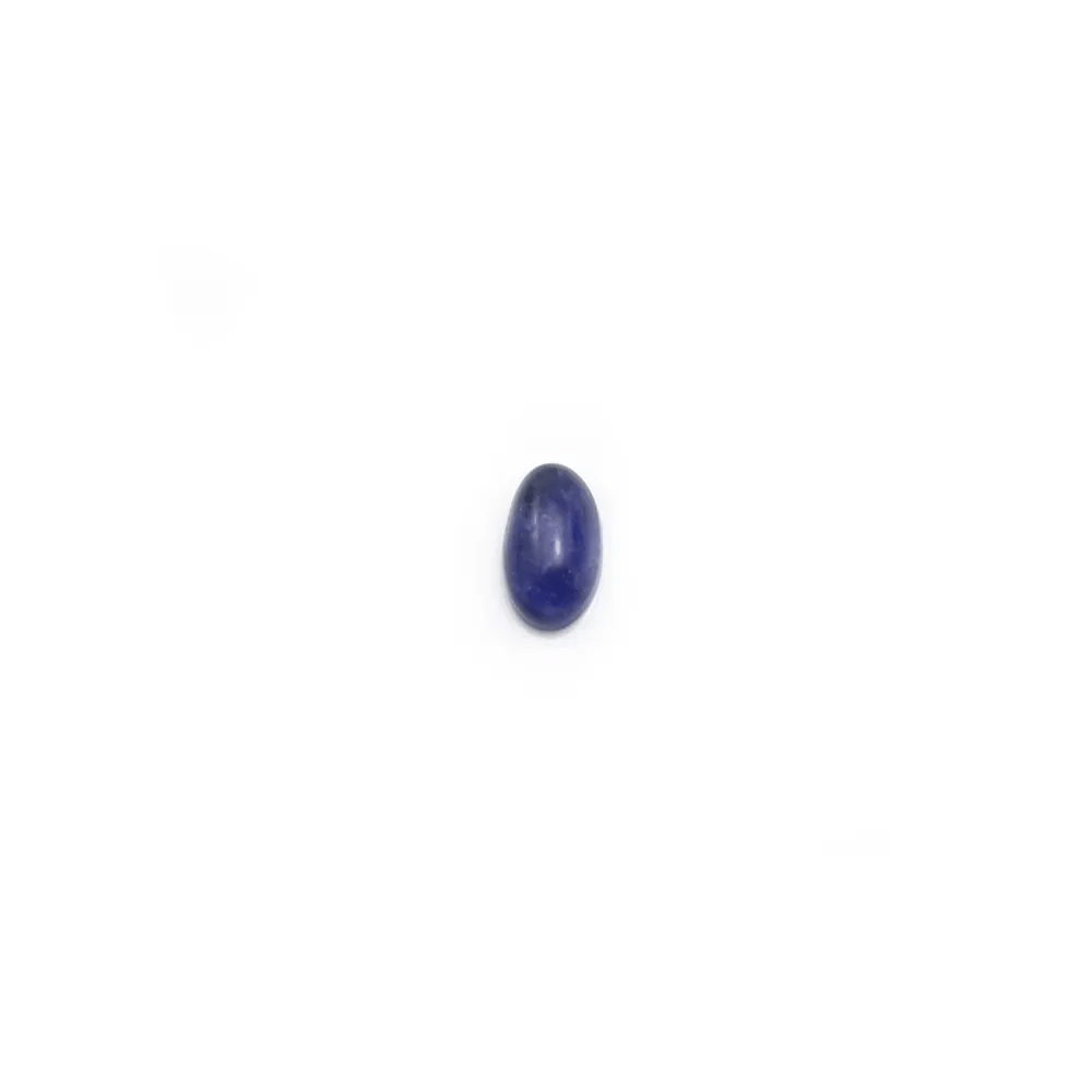 Cabochon de sodalite, de forme ovale, 3 * 5mm x 4 pcs