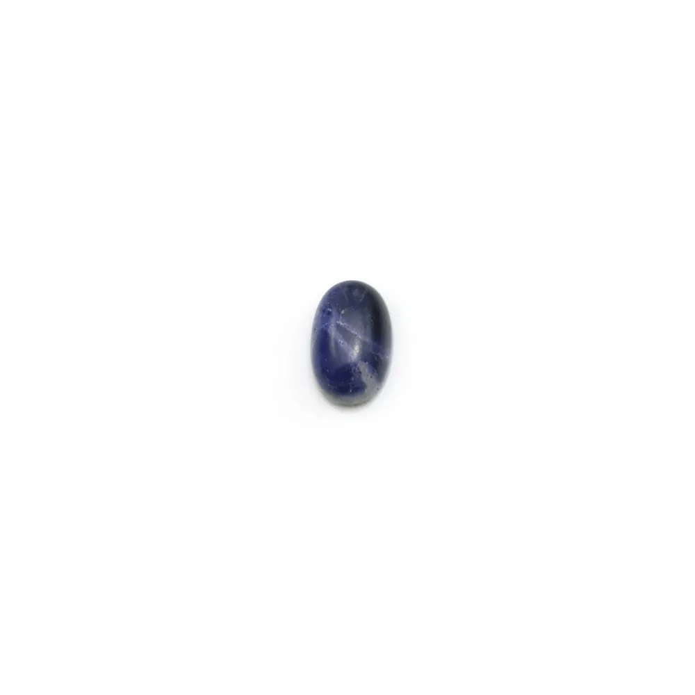 Cabochon de sodalite, de forme ovale, 4 * 6mm x 4 pcs