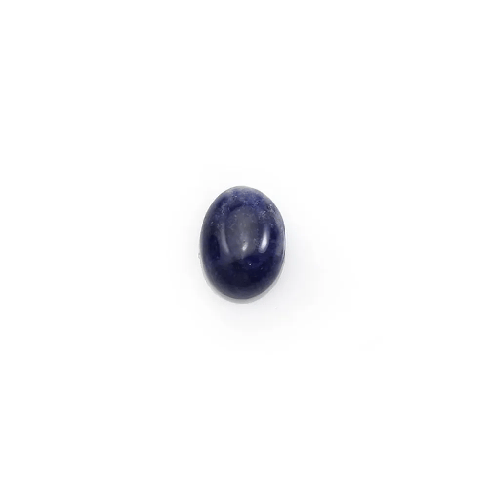 Cabochon de sodalite, de forme ovale, 6 * 8mm x 4 pcs