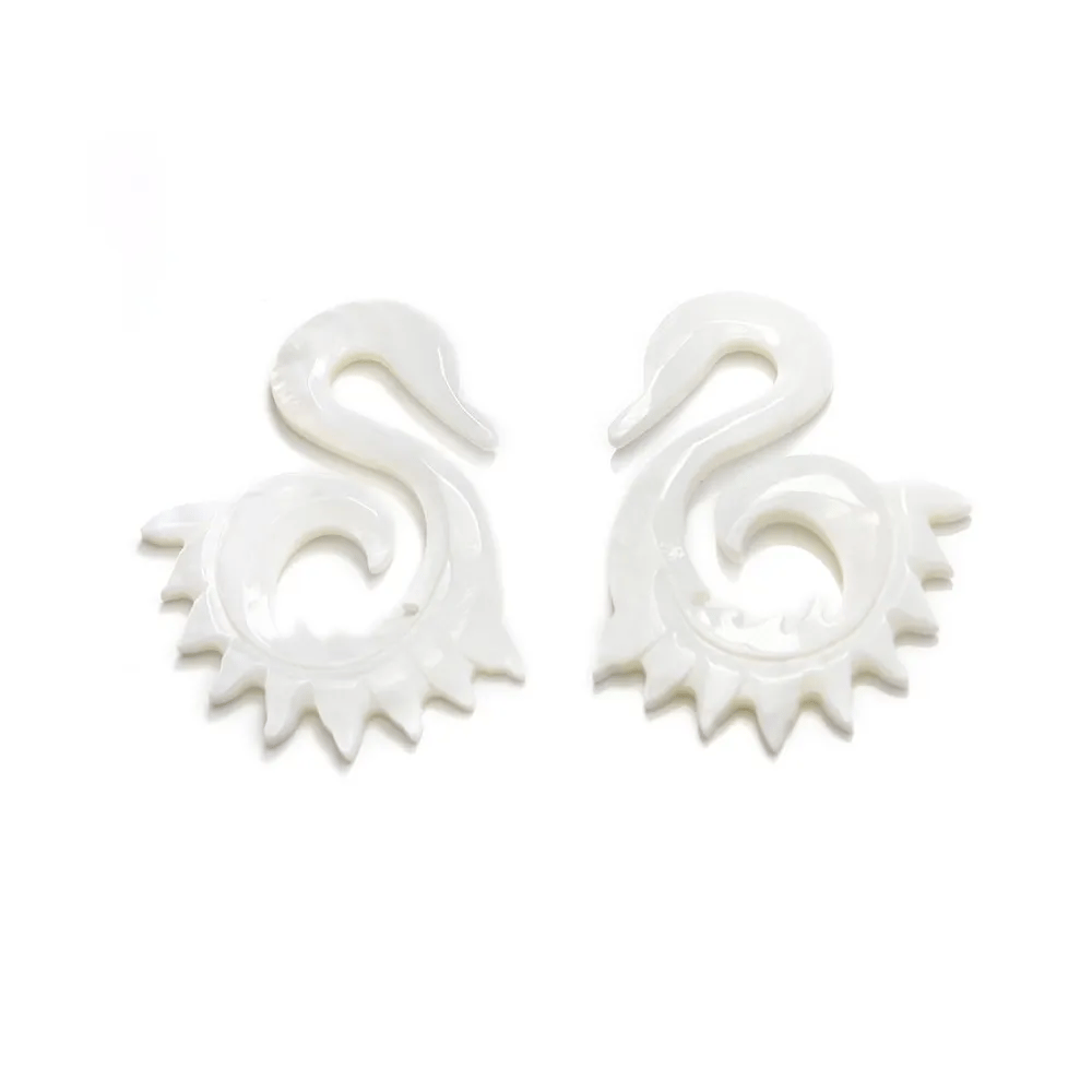 Natural shell ''Flower'' in a bag 15mm x 1pc