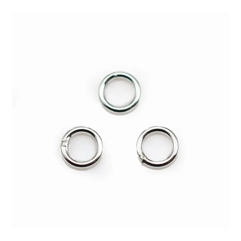 Anneaux  soudé  5x0,8 mm argent 925 x10PCS