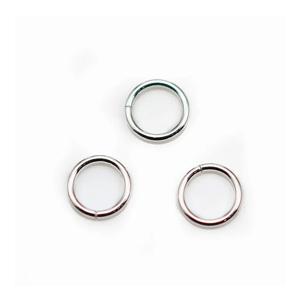 Anneaux  Soudé 7X0.8mm argent 925   x10 PCS