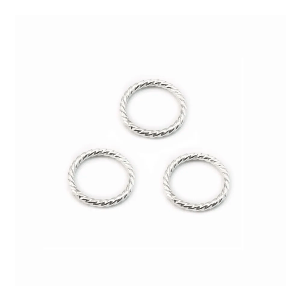 ARG925 ANNEAU ROND SOUDE MARTELE 8MM  x4 pcs