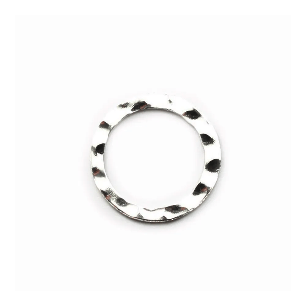 Silver 925 Welded Round Rings 15mm in bag x2PCS 