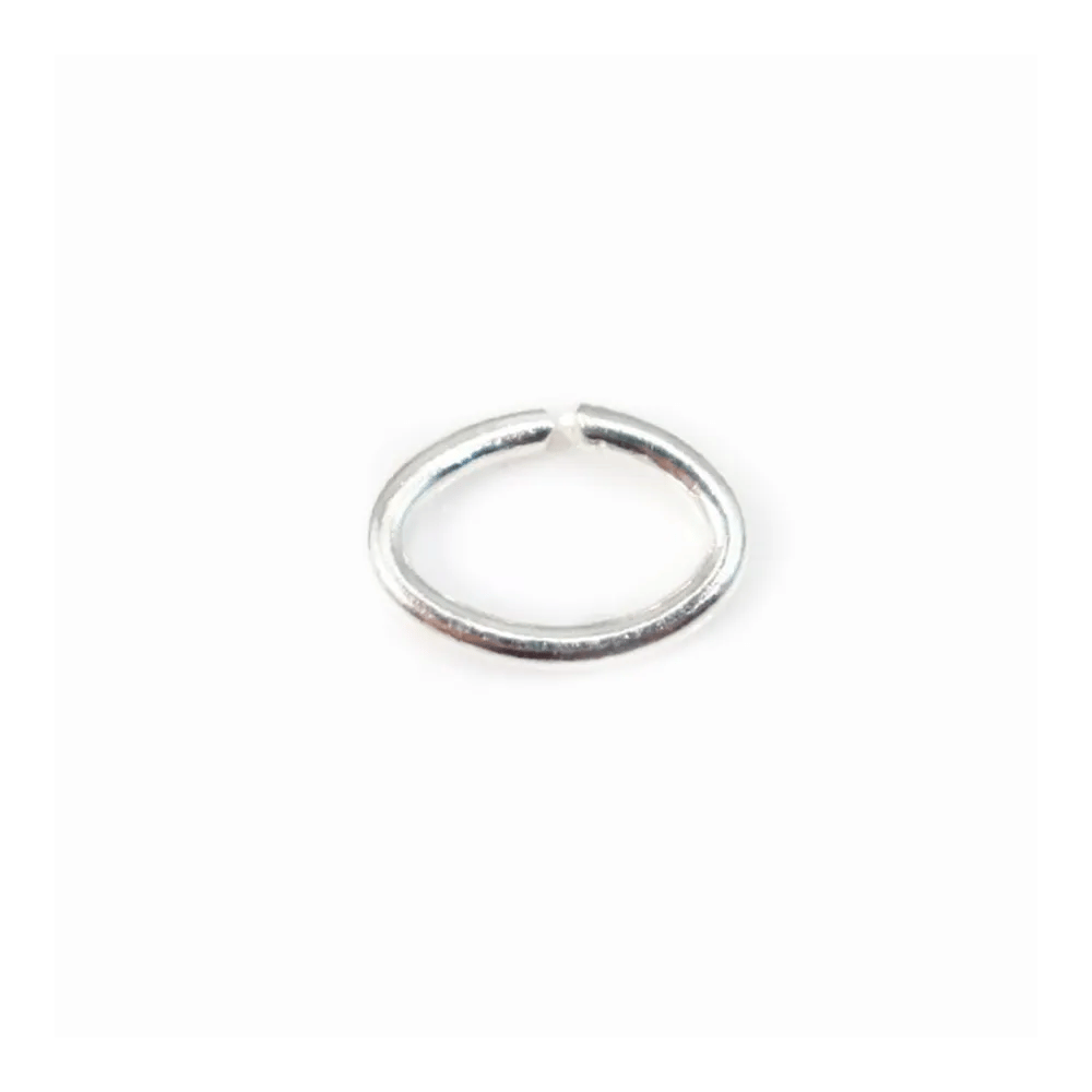 Anneaux ovales ouverts 4x6x0.7mm, argent 925 x20 pcs