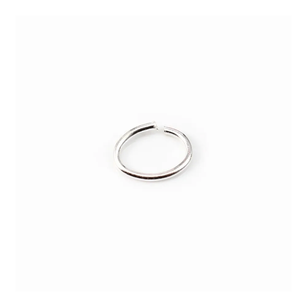 Anneaux ovales, argent 925, ouverte,6x8mm, x 4pcs
