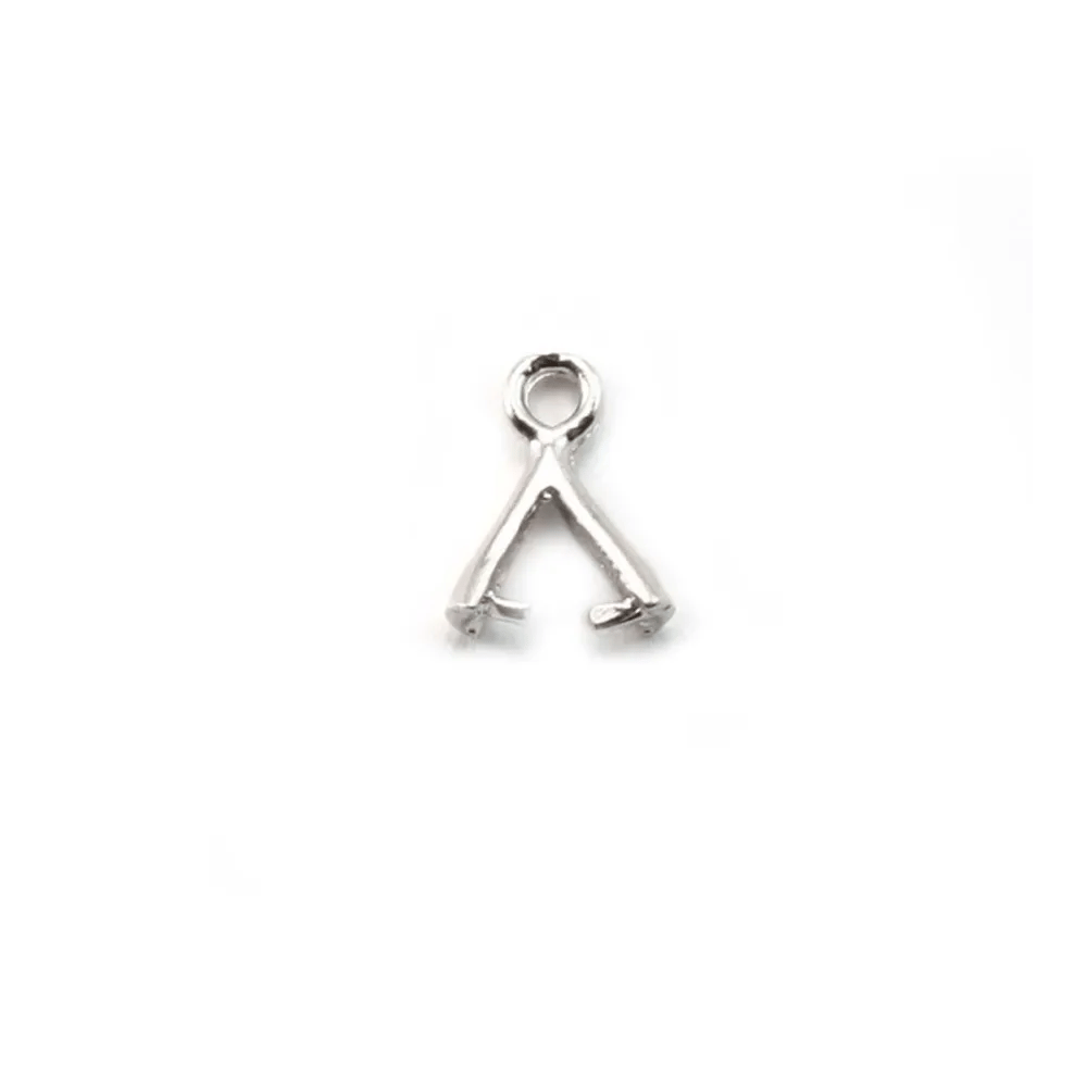 Silver 925  Bail 6x7.5mm x 2pcs 