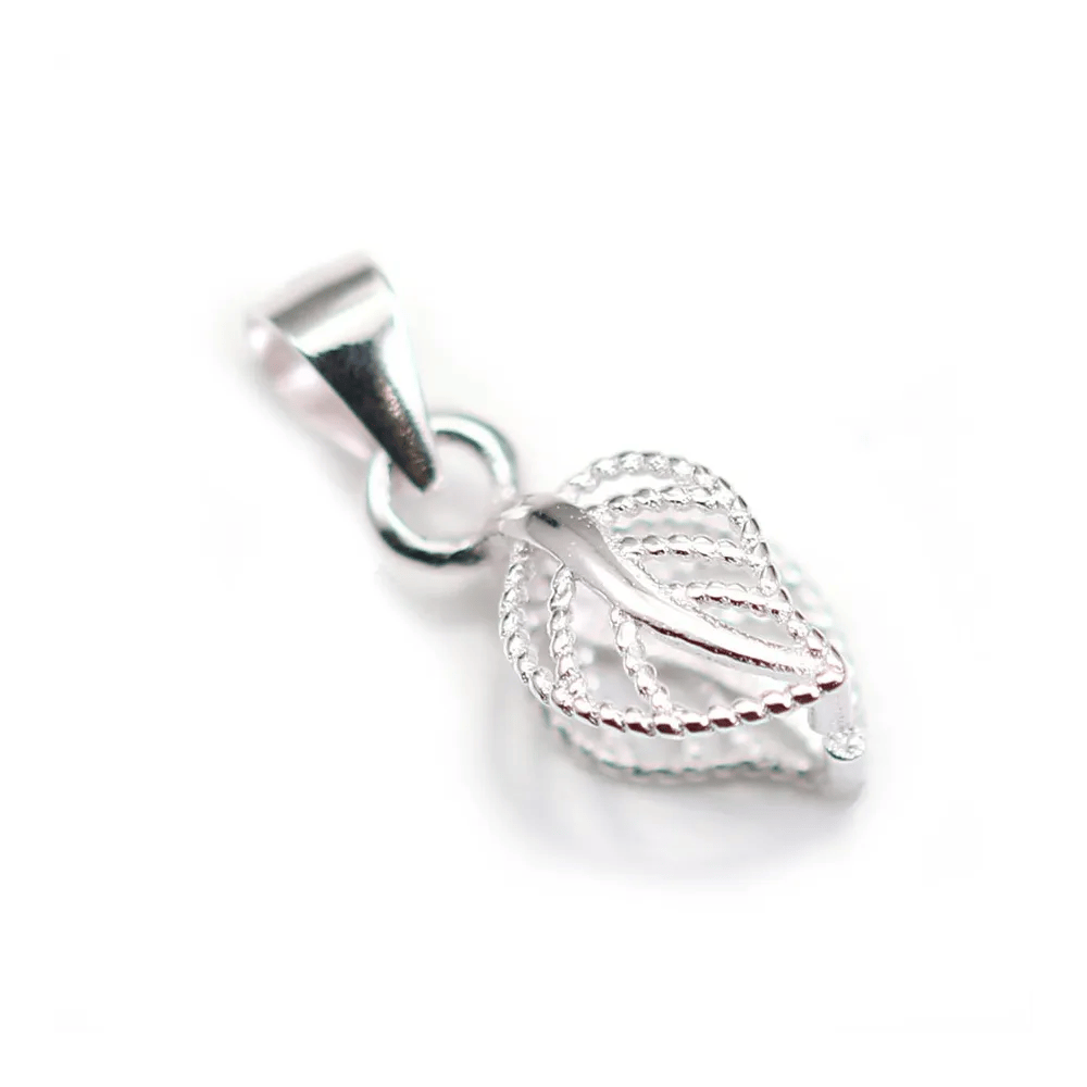 Argent 925 Bélière lisse 