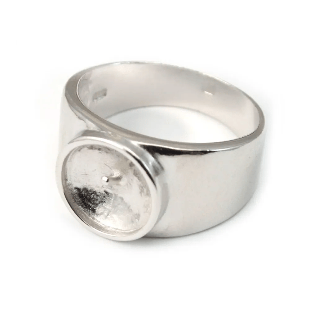 Argent 925 bague très grosse x 1pc