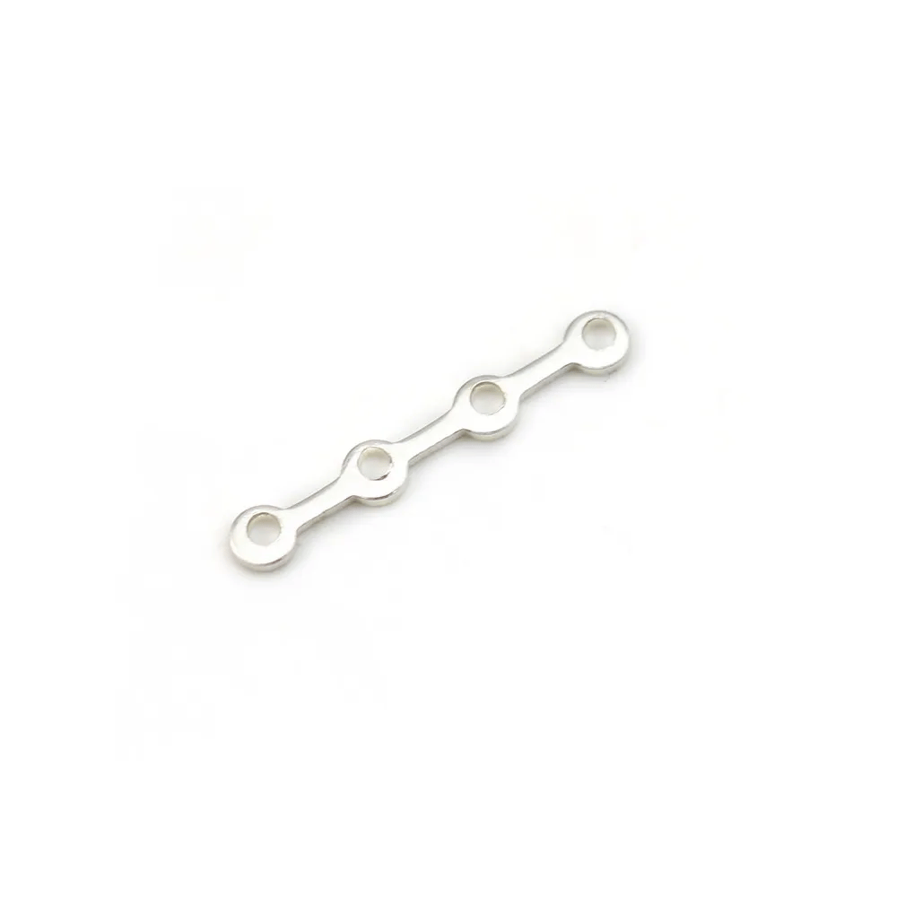 Sterling Silver 925 barrette 5 strands x 1pc