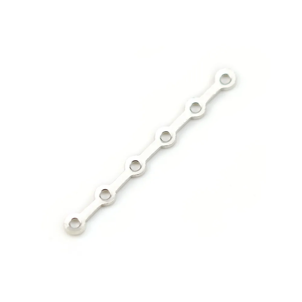 Sterling Silver 925 barrette 5 strands x 1pc