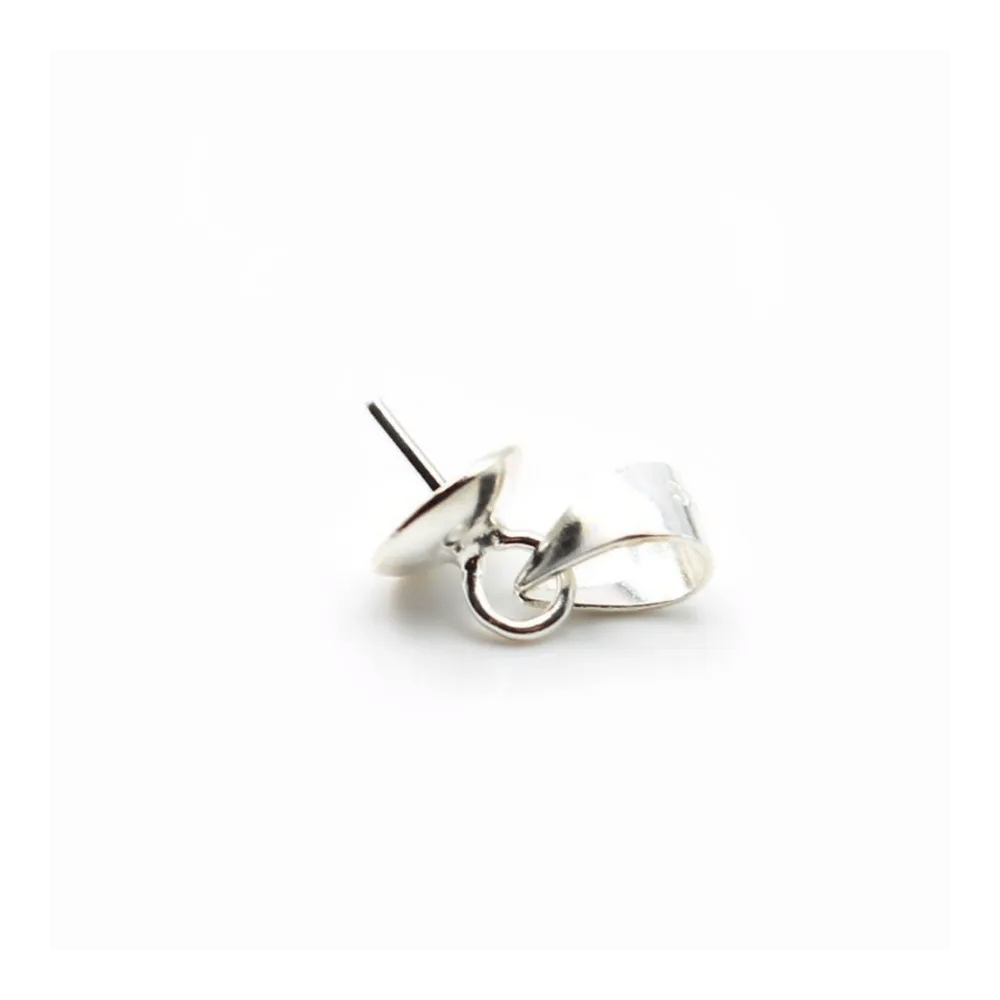 Silver  925 beliere cup 6mm X2pcs  